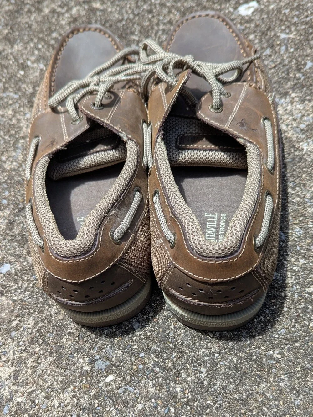 Margaritaville Boat Shoes Men's Size 9.5 EUC